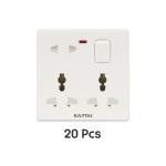 KAPTAI 8 Pin Multi Socket - 2U (20 Pcs)