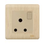 HEE Rose Gold 15A Round Switched Socket