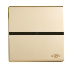 HEE Elegant Gold 1 Gang 1 Way Switch