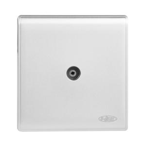 HEE Elegant White Single TV Switch Outlet
